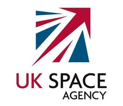 The new logo for the UK Space Agency