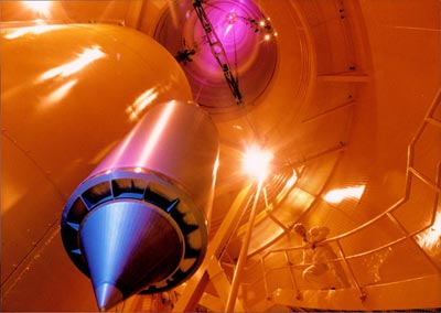 Going up: BEC capsule at the bottom of ZARM