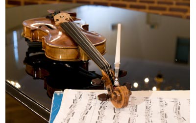 Liebeck's violin, the ex-Wilhelmj, dated 1785. (Courtesy: Jesse Karjalainen)