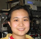 Princeton's Dongxia Qu in the lab