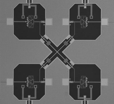 Photograph of the Santa Barbara quantum circuit