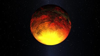 Artist's impression of Kepler-10b