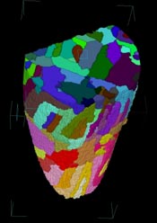 3D image of magnetic domains created by Talbot-Lau neutron tomography
