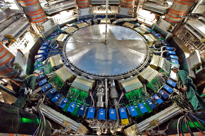 Photograph of the ATLAS detector