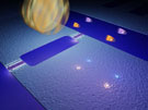 An illustration of the dynamical Casimir effect