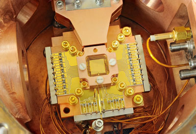 Photograph of the NIST experiment