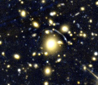 Telescope image of Abell 383