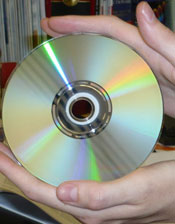 Photograph of a DVD