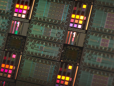 Photograph of D-Wave&rsquo;s processors