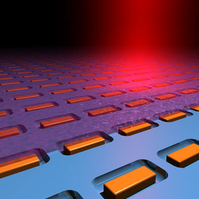 Nano-antenna under illumination