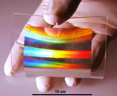 Photograph of the large-area NIMs