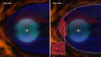 The magnetic bubbles in the heliosheath