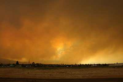Photo of Las Conchas fire