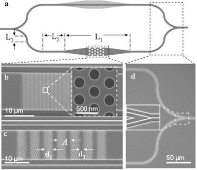 Schematic diagram of zero refractive index metamaterial