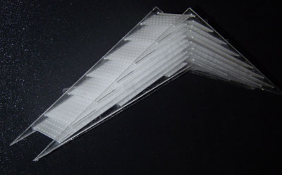 Photo of the Duke University acoustic carpet cloak