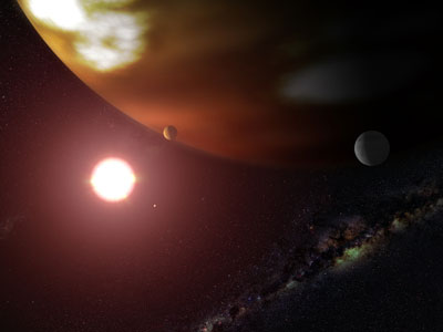Artist&rsquo;s impression of an exoplanet