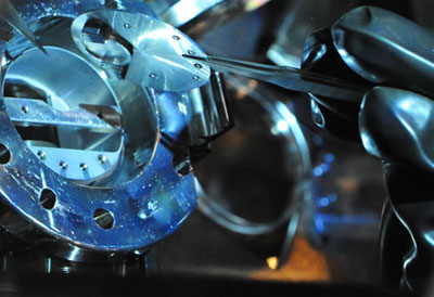 Sample catcher from the Hayabusa capsule