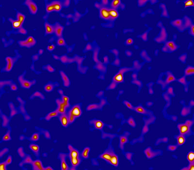 Dark-matter map made by the CFHTLenS team