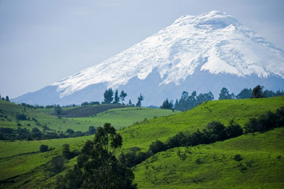 Cotopaxi volcano in Ecuador