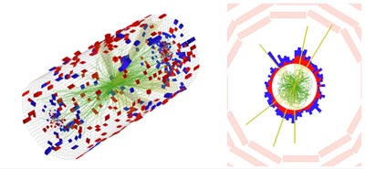 p-Pb collision event display, CMS