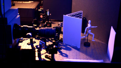 Photograph of the experimental set-up