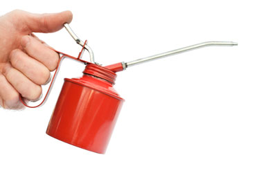 A photograph of an oil can