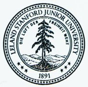 Stanford University crest printed using the new hydrogel
