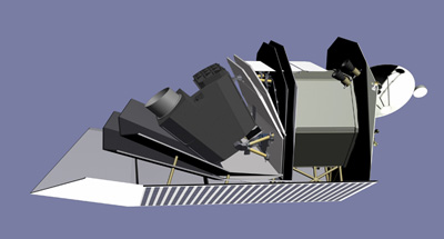 An artist's impression of the Sentinel asteroid observatory