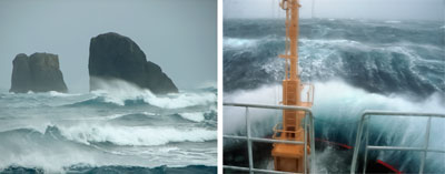 Two sites of carbon subduction in the Southern Ocean