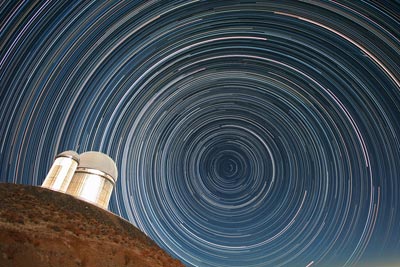 Photo of the telescope that hosts HARPS