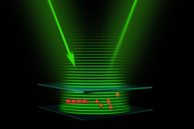 Schematic illustration of the tractor beam set-up
